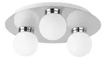 2113 Plafon łazienkowy Becca okrągły G9 3x max. 28W IP44 biały/chrom 230V, 50Hz