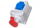 Gniazdo stałe KOMB GSC 16/4 Gniazdo 16A/400V 3P+Z, 16A/250V 2P+Z