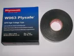 BISHOP W963 taśma elektroizolacyjna, samospajalna z przekładką 19 mm x 9 m czarna