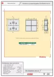 Obudowa poliestrowa - IP44/IP54, IK10, OS 80x80/4+4/4+4 daszek płaski