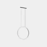 Pendant Circular Vertical Side ø600 Recessed LED 39W LED warm-white 2700K DALI Black 3130lm CP5A-00V9AZDU05
