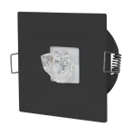 Oprawa LOVATO P ECO LED 3W 320lm (opt. asym.) 1h jednozadaniowa czarna