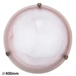 3353 Plafoniera Alabastro D40 E27/2x60W tabaka/brąz 230V, 50Hz