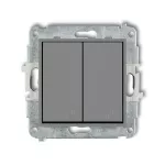 ICON Mechanizm łącznika podwójnego schodowego szary mat