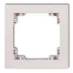 DECO Ramka uniwersalna pojedyncza z tworzywa DECO Pastel Matt pudrowy róż
