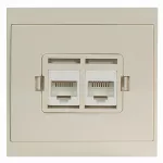 GTP-20L/M Gniazdo komputerowe p/t, ISDN, 2x4,6,8 pin; zaciski śrubowe (moduł)
