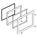 Harmony P6, adapter otworów panelowych do montażu ekranu 19 cali w otworach do Harmony IPC Modular/S-Panel PC (19