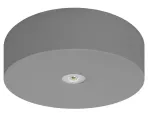 Oprawa AXN IP65 LED 6W 590lm (opt. otwarta) do centralnej baterii szara