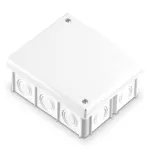 PK-103 Puszka odgałęźna, 14-wlotowa,p/t; pazurki do płyt gips; 16÷21, IP-20, 80x9; 5xzacisk 1x4; biały