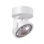 ZETA C1Sd LED111 stropowy max. 1x20W, G53, 12V/DC, biały sygnałowy (mat struktura) RAL 9003