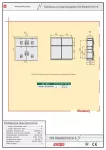 Obudowa poliestrowa - IP44/IP54, IK10, OS 80x80/3+5/3+5 daszek płaski