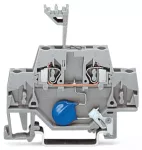 Złączka do zabudowy elementów 2-piętrowe, szara 280-502/281-612