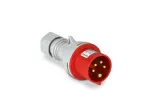 IVN-3253 Wtyk siłowy 32A 5p IP44; szaro-czerwony
