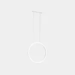 Pendant Circular Vertical Side ø600 Recessed LED 39W LED warm-white 2700K 0-10V White 3130lm CP5A-00V9AZRU14