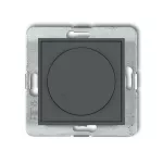 ICON Mechanizm elektronicznego regulatora oświetlenia przyciskowo-obrotowego do lamp LED grafitowy mat
