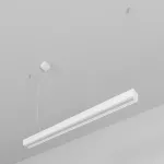 IMA 900 wisząca LED 27W/2619lm/3000K, 230V, biały sygnałowy (mat struktura) RAL 9003