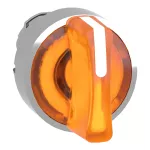 Harmony XB4 Główka przełącznika 3 pozycyjnego z samoczynnym powrotem LED pomarańczowa metalowa