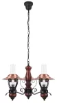 7860 Żyrandol Enna E-14/3x40W czarny/brązowy/orzech 230V, 50Hz
