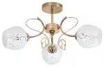 5098 Lampa sufitowa Fauna E27 3x MAX 40W złoty