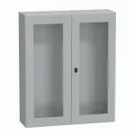 PanelSeT Obudowa wisząca S3D drzwi podwójne transparentne IP55 1200x 1000x 300mm