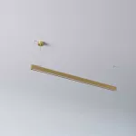 AVAR 1420 wisząca, dyfuzor płaski OPAL, LED PHILIPS LV 32W/5284lm/940, 230V, kolor złota (gładki mat)