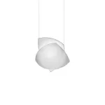 Pendant Voiles LED 33.6W LED warm-white 2700K 0-10V / 1-10V / DALI2 Chrome 1864lm 15-7723-21-14
