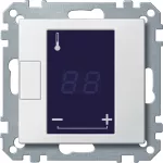 Merten, Mechanizm uniwersalnego regulatora temperatury z wyświetlaczem dotykowym, czarny