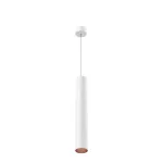 PIXO 410 wisząca max 1x50W, GU10, 230V, kolor miedzi, biały sygnałowy (mat struktura) RAL 9003 T068E41Wh961117