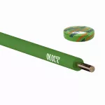 H07V-U 1x2,5 zielony Kabel elektroenergetyczny, instalacyjny, jednożyłowy, z żyłą jednodrutową z izolacją PVC