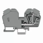 2-przewodowa złączka przelotowa 35mm², jasnoszara 285-992