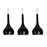 Soul 3 (black) E27 3x Max 40W IRON GLASS