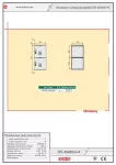 Obudowa poliestrowa - IP44/IP54, IK10, OS 40x80/4+4 daszek płaski