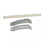 Modicon X80, zestaw połączenia ekranującego do płyt typu rack M340, 6 otworów