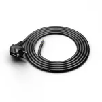 PP-50/2M/3X1,5/OMY ŻO Przewód przyłączeniowy z wtyczką kątowa UniSCHUKO; 3x1,5; OMY żo; 2m; czarny