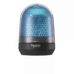 Sygnalizator świetlny bez brzęczka, niebieski, Ø100, zintegrowany LED, 100...230 V AC Harmony XVR