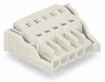 1-przewodowe gniazdo CAGE CLAMP®, pełna ochrona przed błędnym wetknięciem, jasnoszary 721-108/037-000