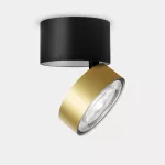 Spotlight Kiva Surface Ø95mm 13.2W LED warm-white 3000K CRI 92 22.7º PHASE CUT Matte gold 1320lm 15-8038-DN-MS