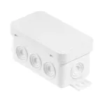 V8 BIAŁA  Puszka n/t hermetyczna V8 IP-54 80X45X41 8-wl klik z osłabieniami  biała