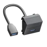 MTS-U3A F SWGR1 Wspornik multimedia ze złączem, USB3.0 A-A