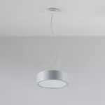 ABA 400 wisząca LED PHILIPS LV 29W/3300lm/3000K/TD/CAS, 230V, srebrny aluminiowy (mat struktura) RAL 9006