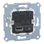 Gniazdo ładowarki USB A+C