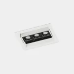 Downlight Bento Adjustable 3 LEDS 6.1W LED warm-white 3000K CRI 92 15.8º White Black IP23 616lm 90-7101-14-60