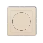 DECO Mechanizm elektronicznego regulatora oświetlenia przyciskowo-obrotowego do lamp LED beżowy