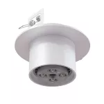 PIXO T2Ahd wpust stropowy 1x50W, GU10, 230V, biały sygnałowy (mat struktura) RAL 9003