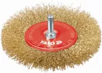 SZCZOTKA TARCZOWA Z TRZPIENIEM 100MM