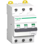 Acti9, 3P, 10 A, 10000A/15kA, 30 mA, typ A