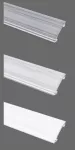 Klosz PVC transparentny do profilu L6 1,00 m