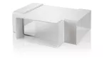 trójnik płaski 110x55 mm, biały WP082
