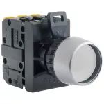 PRZYCISK KRYTY PODŚW BIAŁY 1 ZW 1 ROZ AC(24V-230V),DC(24V-110V)