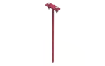 [LA 3011] Uchwyt dystansowy wbijany lub gwintowany L-250mm